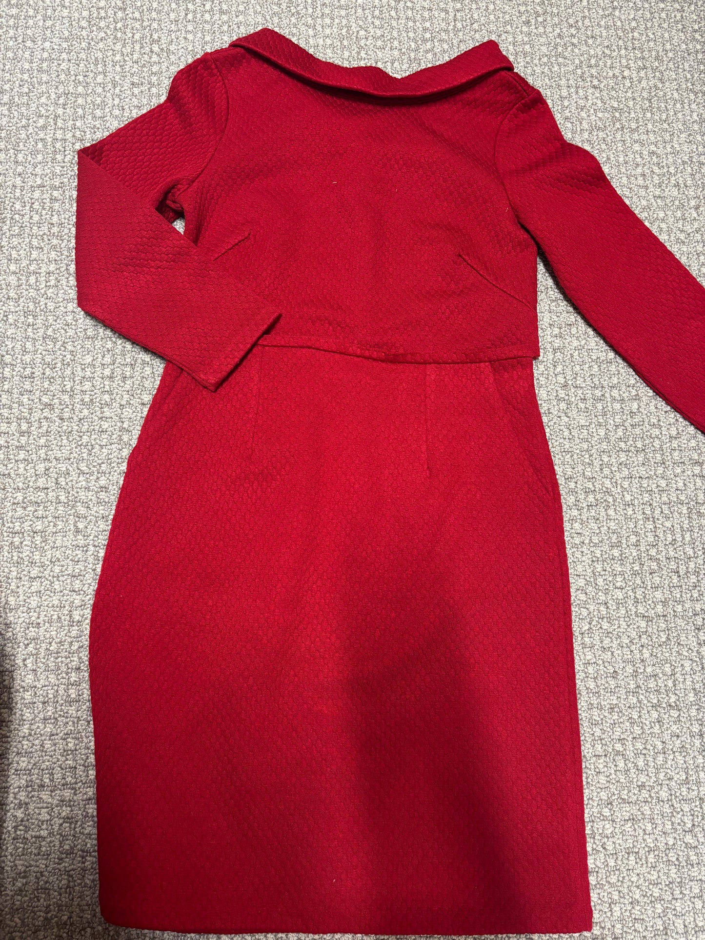 upcycle 2T dressy quilted throw over coat