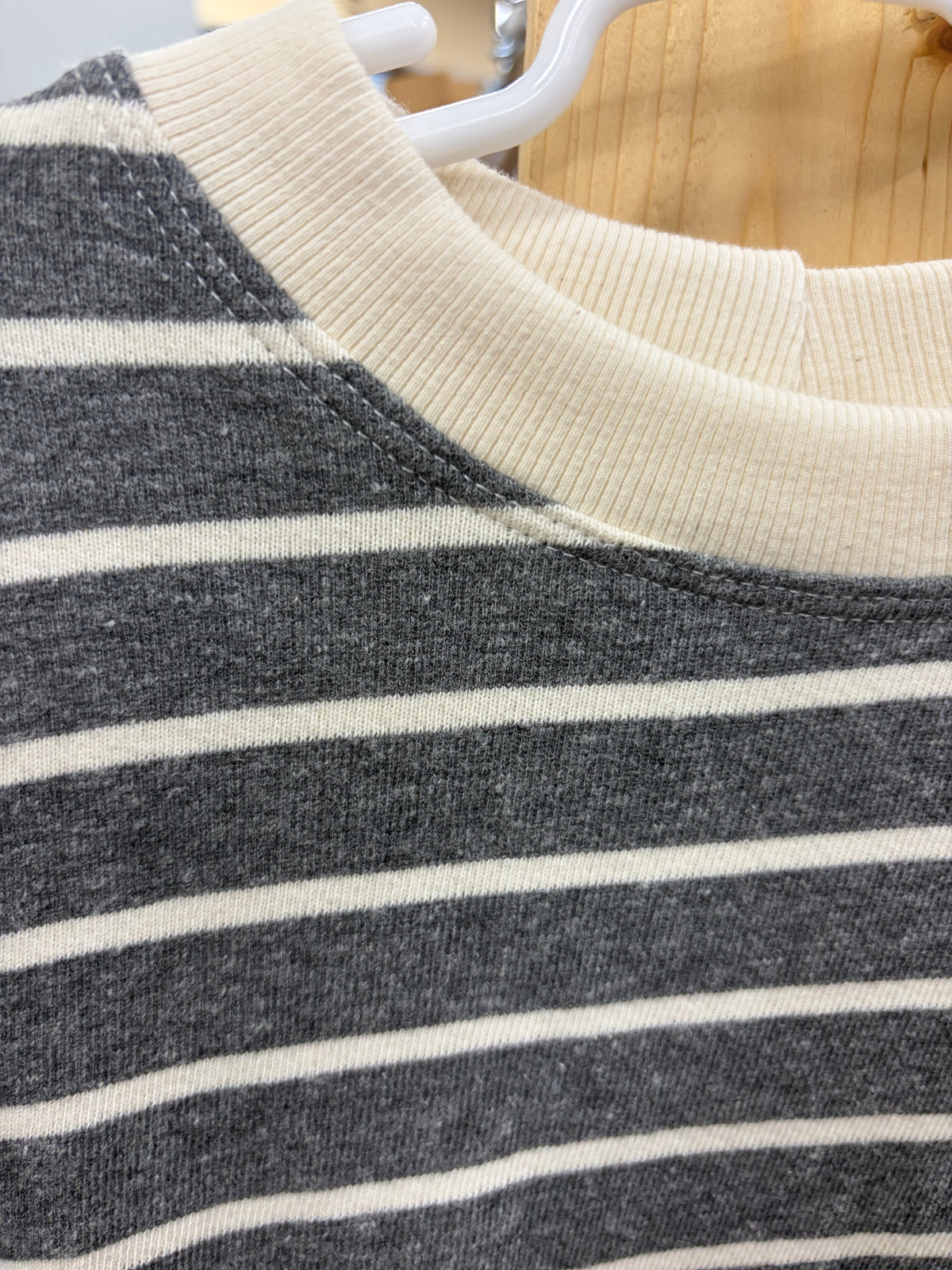 Gray & White Cozy Sweatshirt
