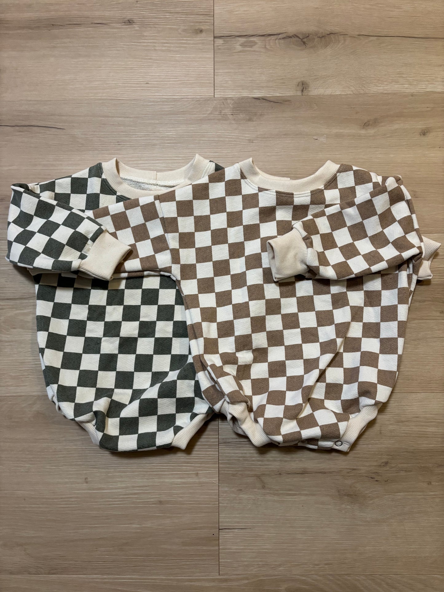 Brown Sweater Romper-Organic