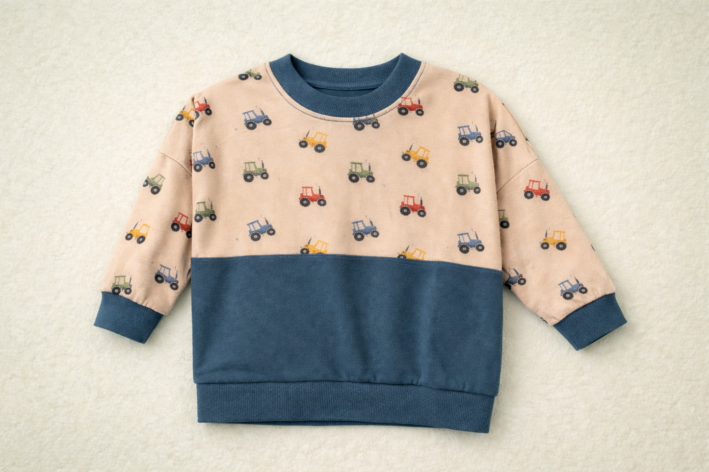 3T Organic tractor sweatshirt