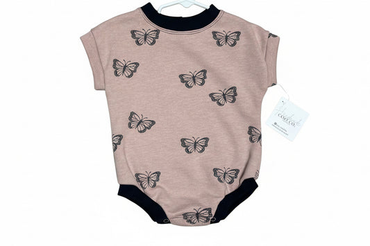 Organic butterfly t-shirt Romper
